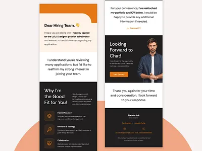 Follow up email template design email design email template email template design email templates follow up email template modern email template
