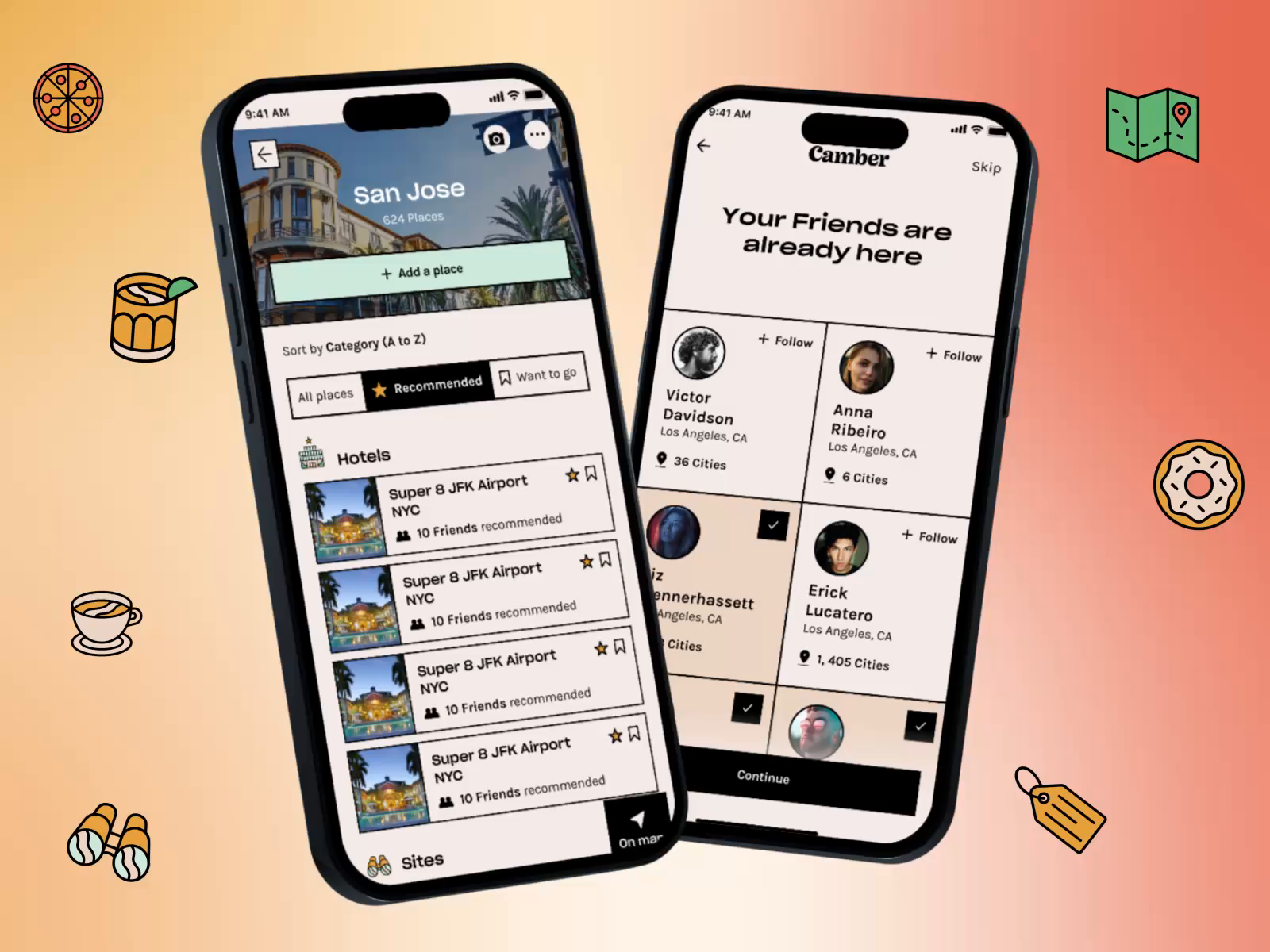 Example of Social Media Mobile App Design