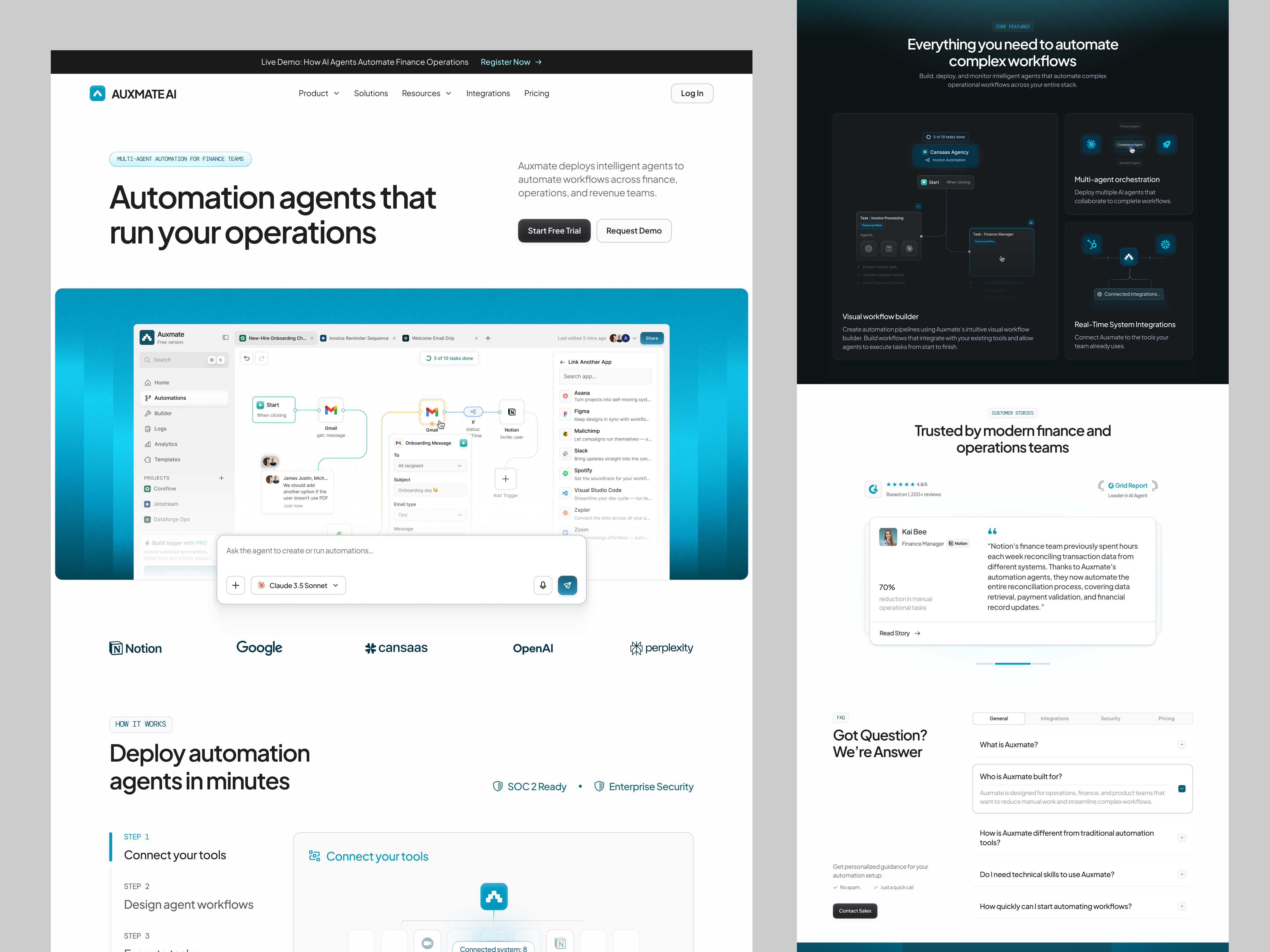 AI Automation Landing Page