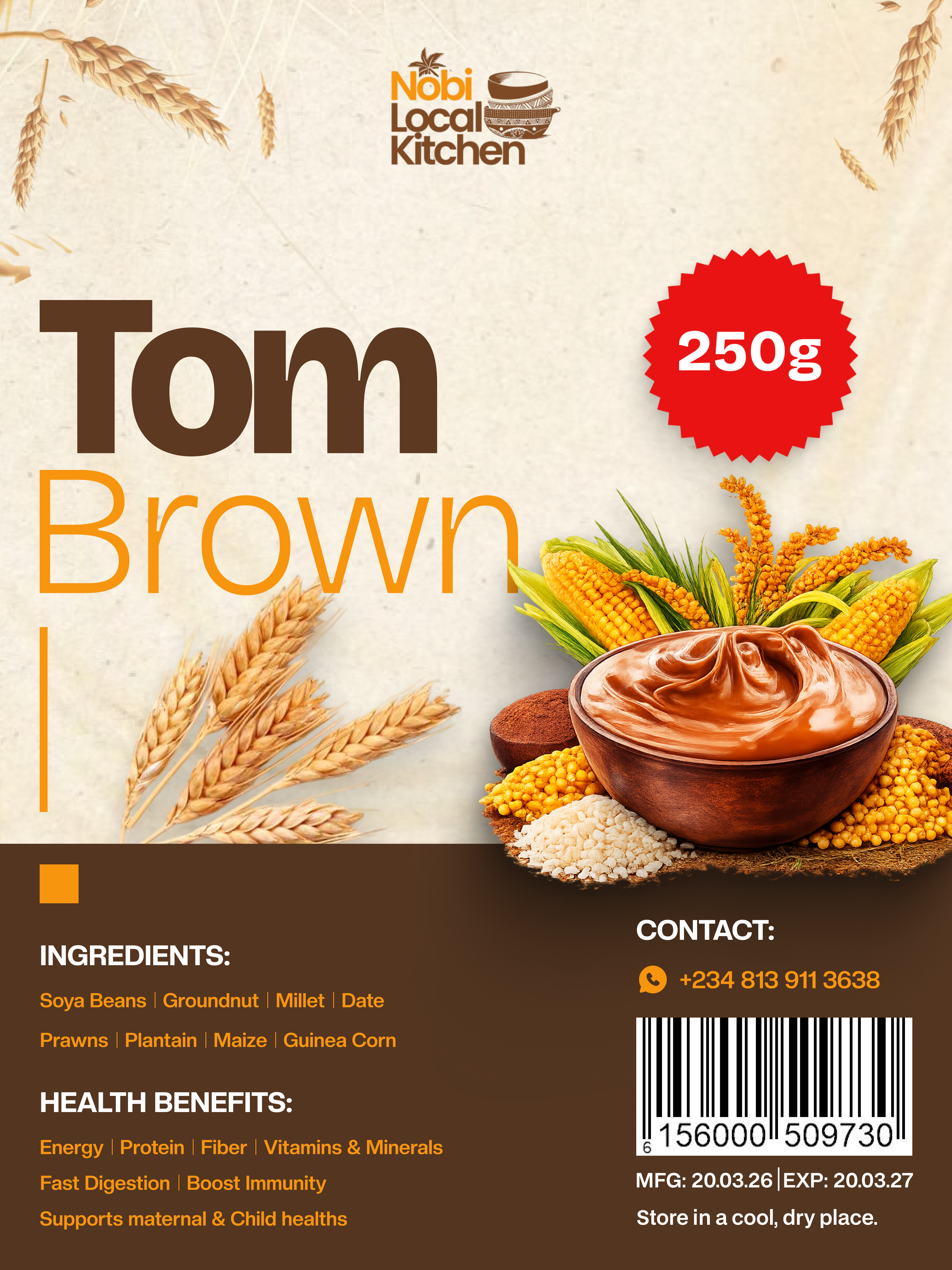 TOM BROWN STICKER FOR PACKAGING branding graphic design