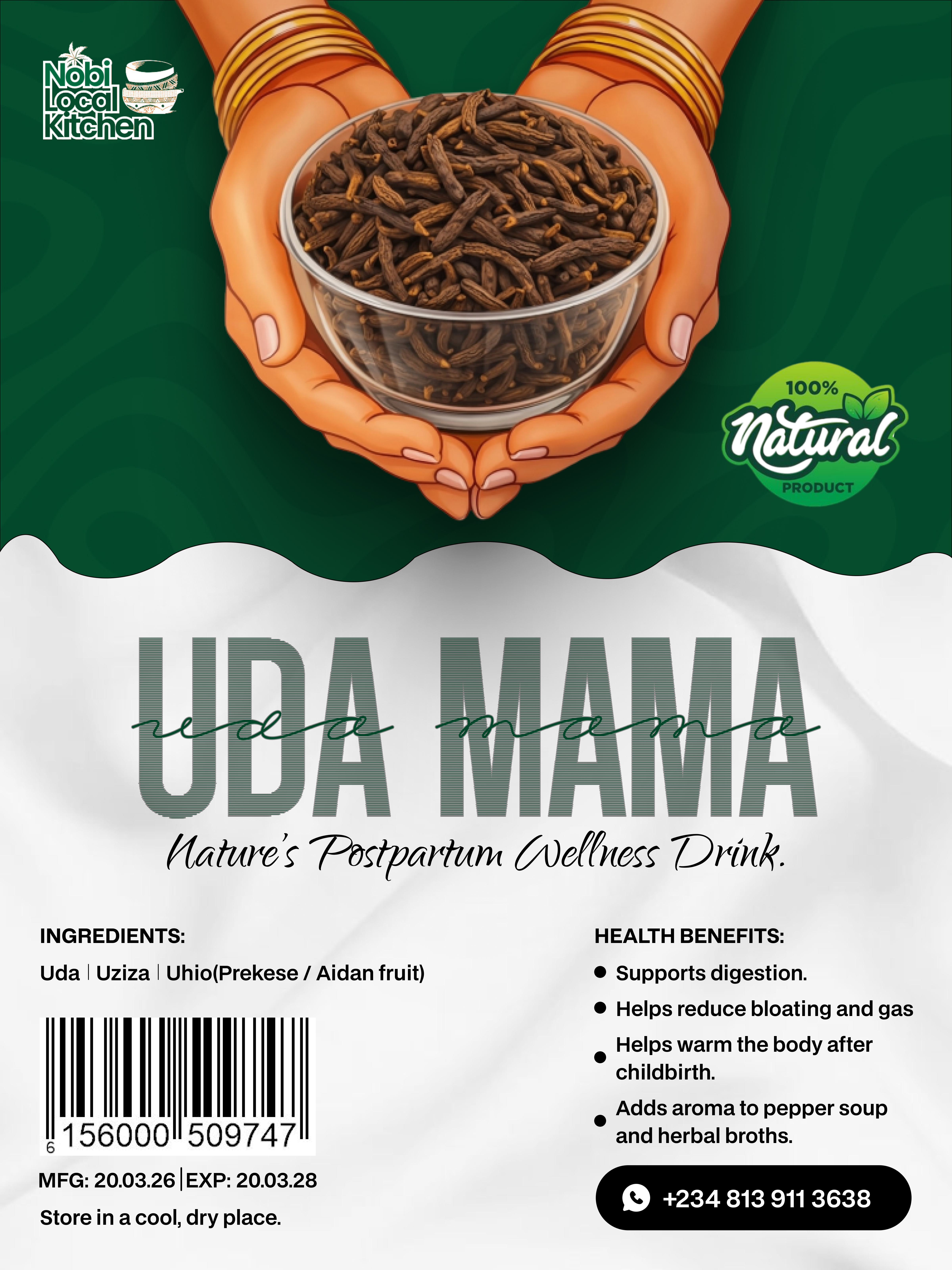 UDA SPICE STICKER FOR PACKAGING branding graphic design