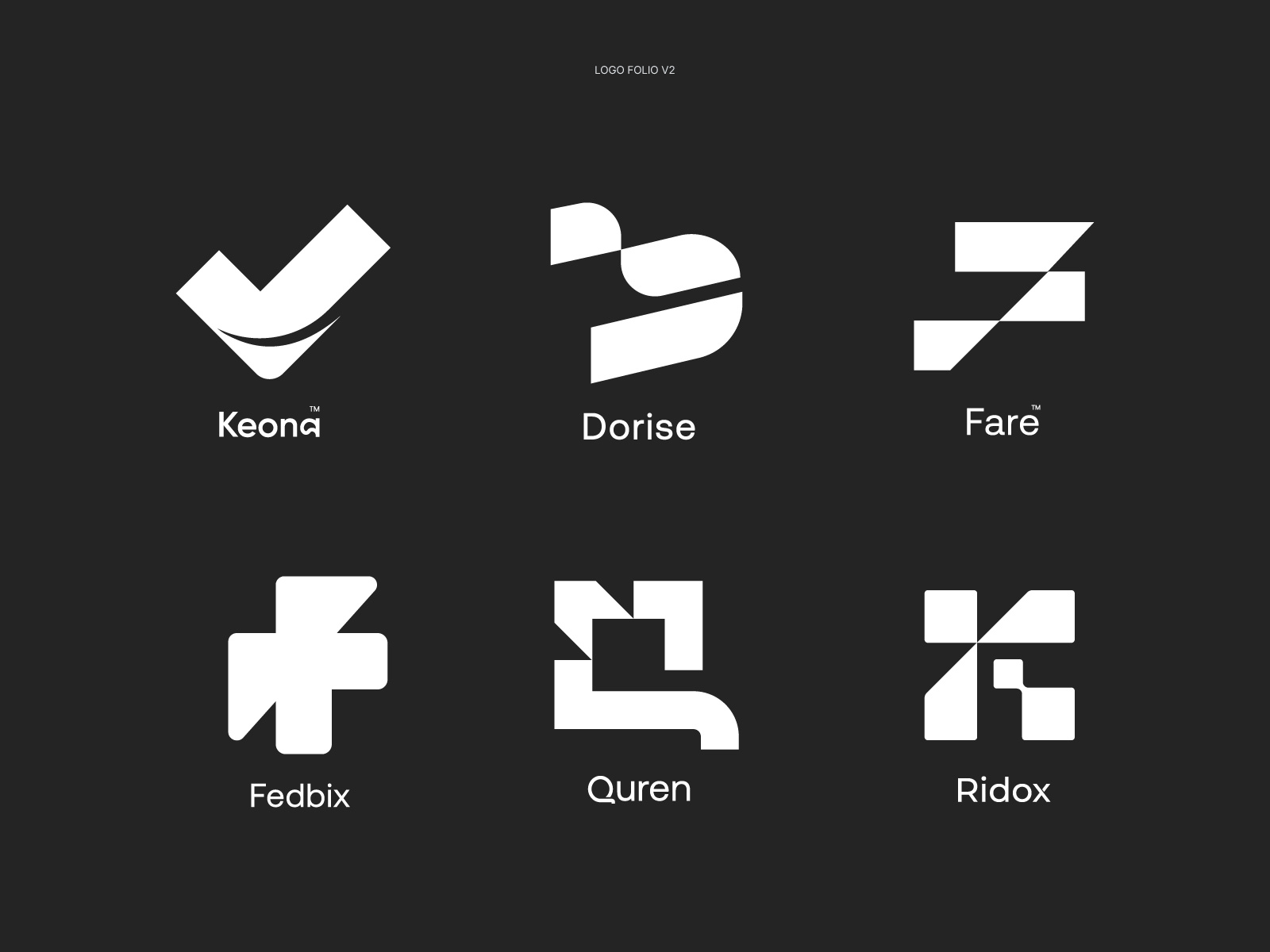 Logo Folio V2 branding design letter logo logo logo design minimalist logo simple logo design