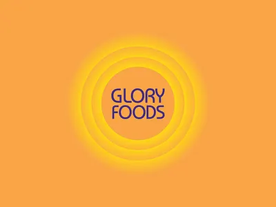 Glory Foods Redesign can canned food clean design figma food glory foods illustration kovalev logo modern nicholas rays simple sunrays sunshine vector