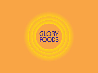 Glory Foods Redesign can canned food clean design figma food glory foods illustration kovalev logo modern nicholas rays simple sunrays sunshine vector