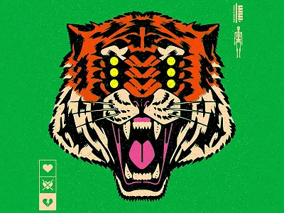 MM* 腐った book cartoon cat cd character design graphic design illustration music skull tiger vector vinyl