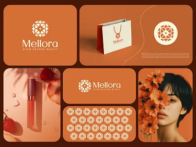 Glow Naturally, Skincare & cosmetic, logo design, branding brand branding cosmetics creative design graphic design illustration logo logodesign logomaker logotype minimal skincareproduct ui ux
