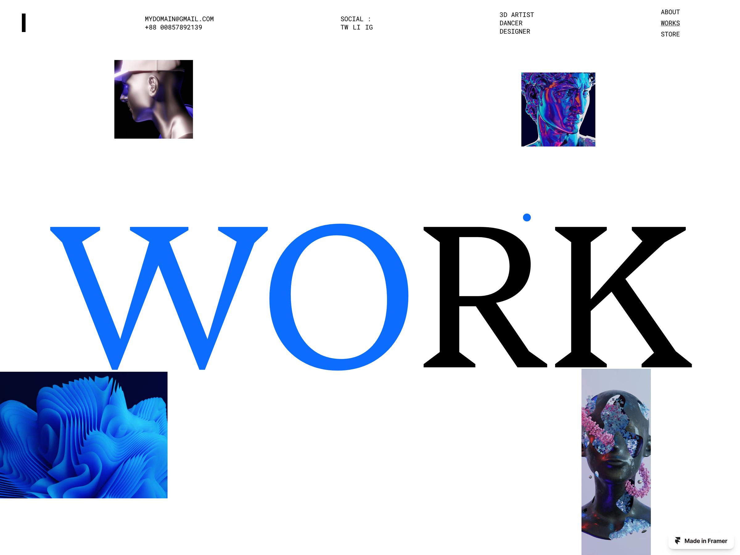 Example of Framer Design And Development