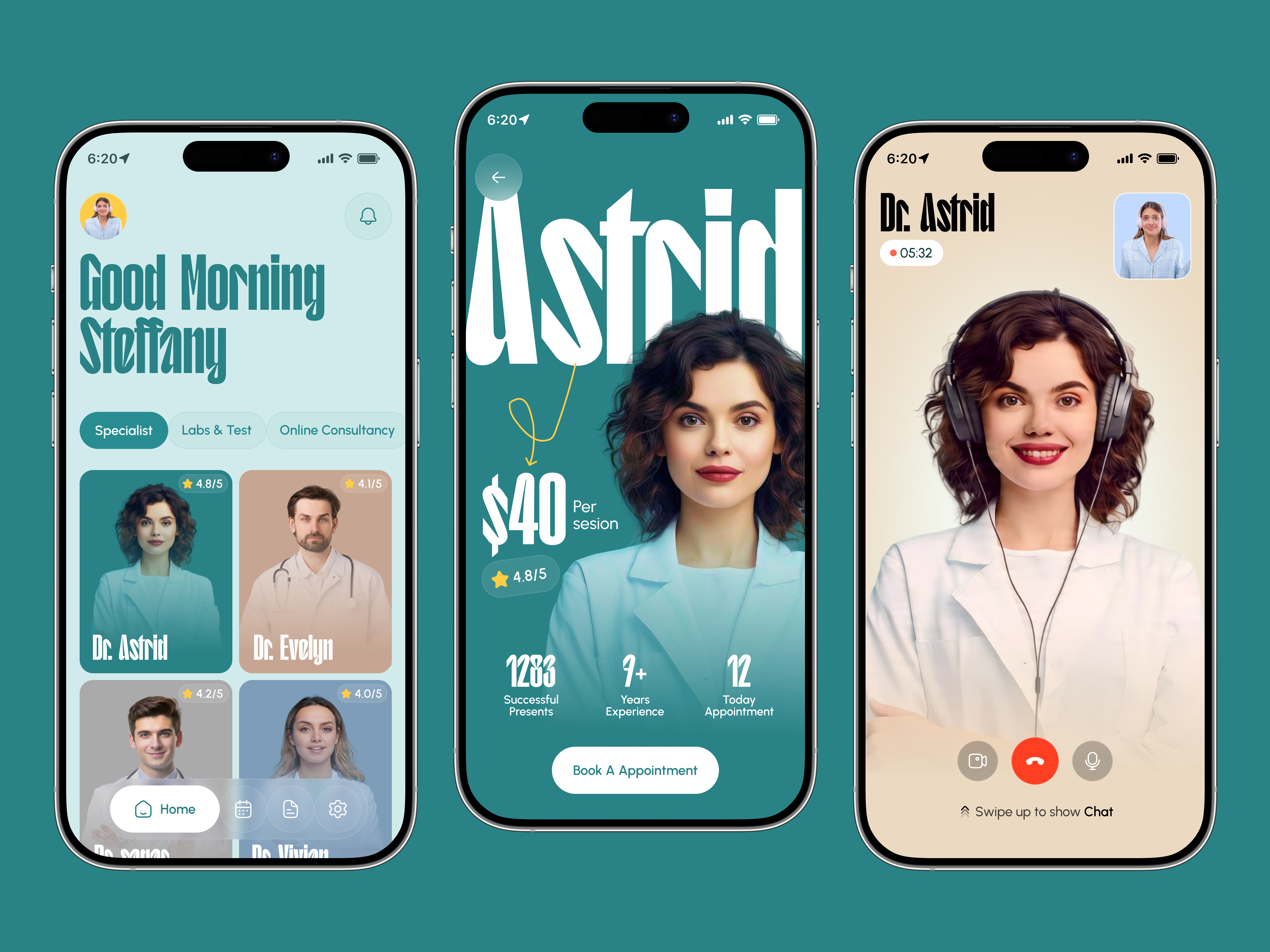 Example of Medical & Healthcare App UI/UX Design 