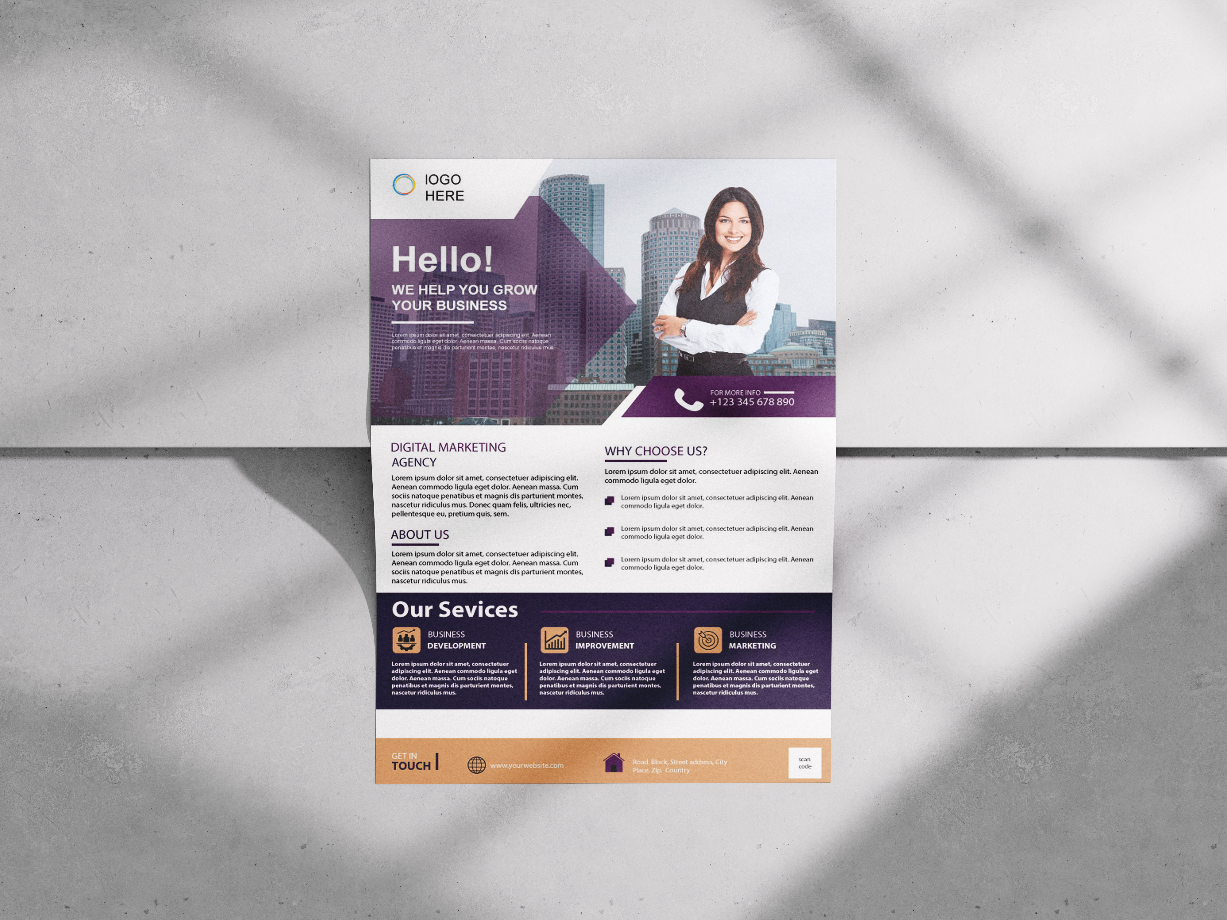 Sample Poster Design by Haniya Chishti on Dribbble