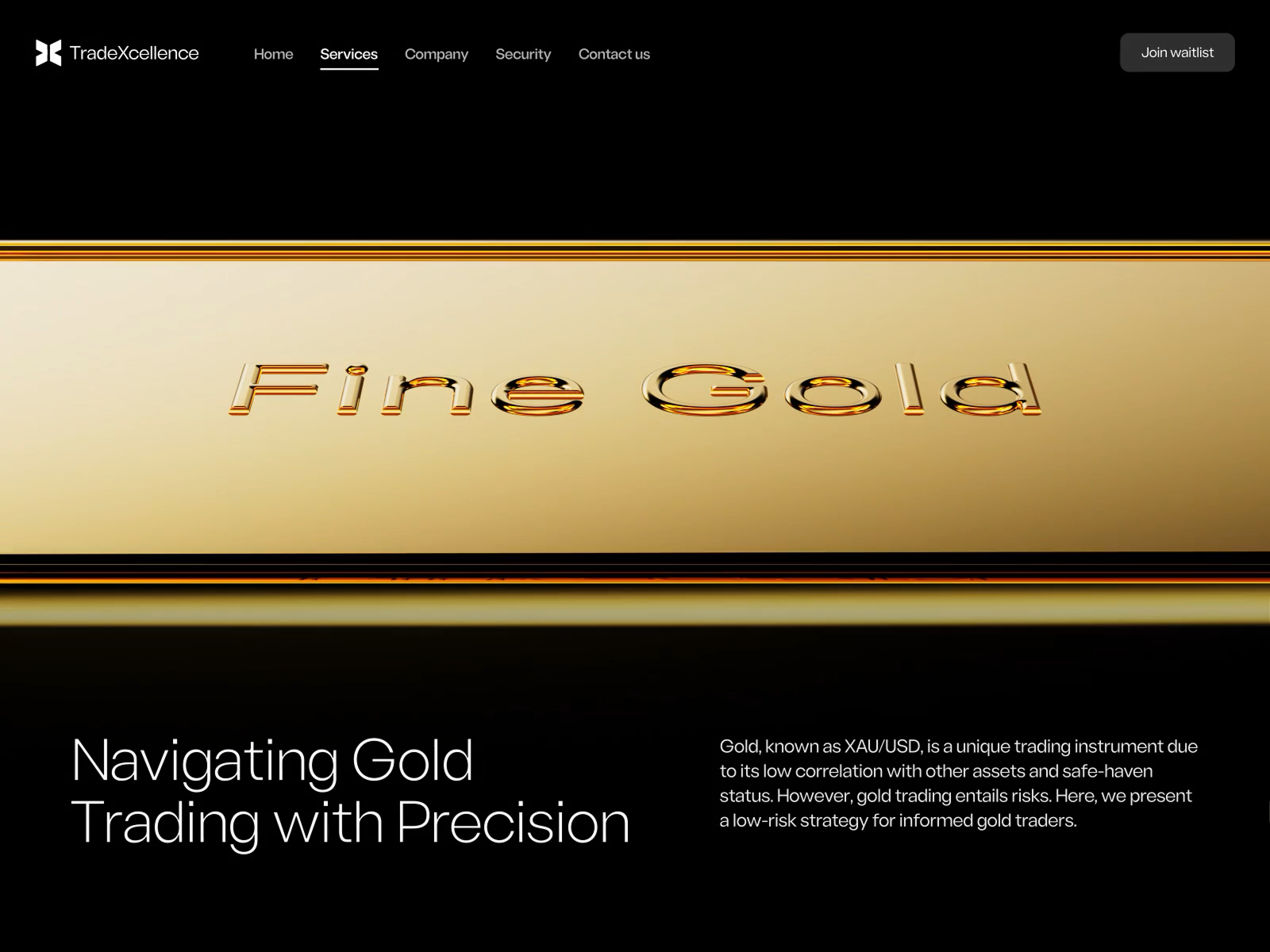 TradeXcellence — website 3D Animation for fintech project 3d 3d animation animation crypto e commerce finance fine gold fintech landing landing page sass ui web web design website