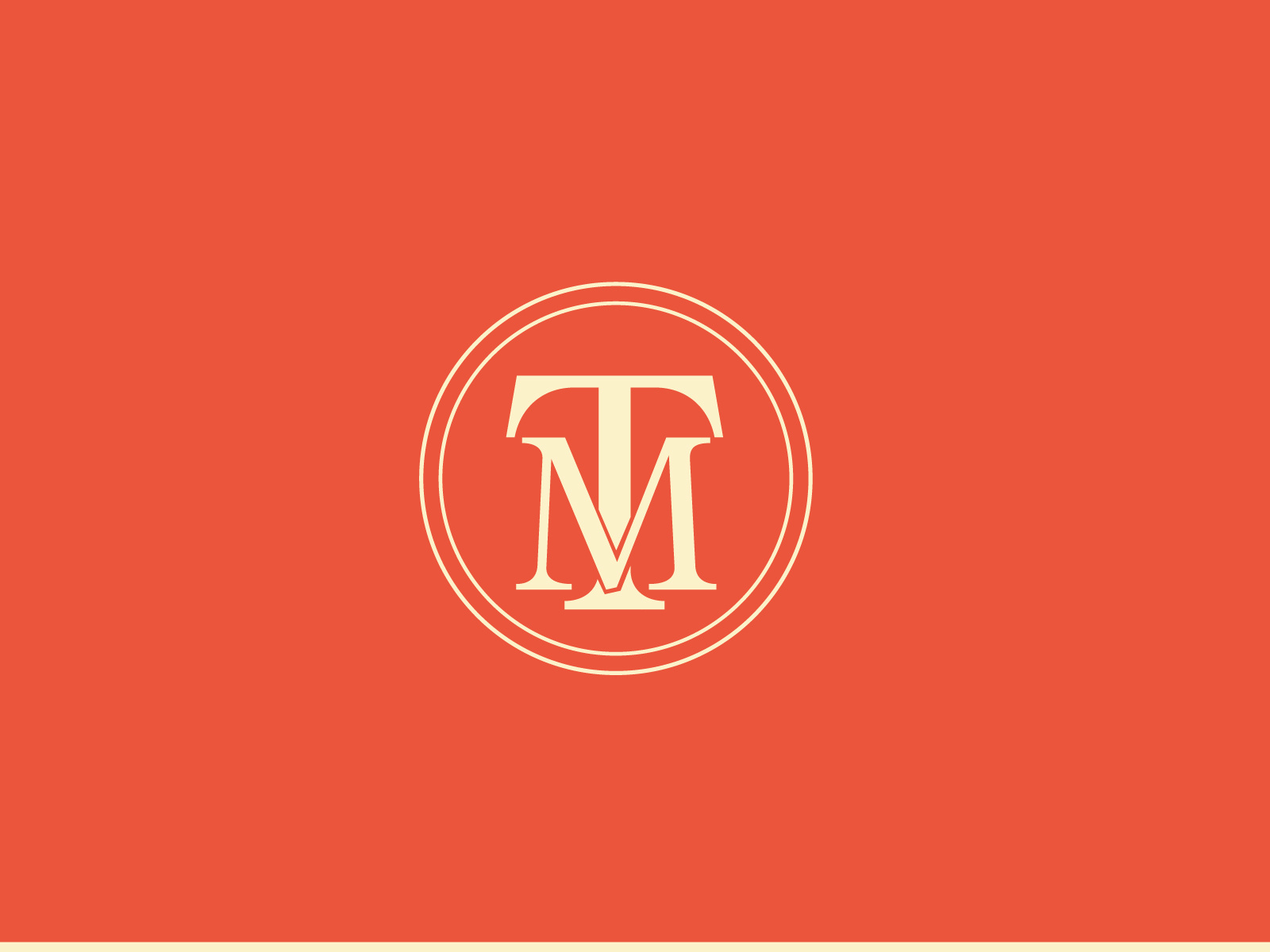 Vintage monogram logo | old school logo abstract logo brand identity branding creative logo custom lettering geometric logo initial logo letter logo logo design logo designer logo inspiration logo mark m logo minimal logo minimalist logo modern logo monogram design negative space logo typographic logo visual identity