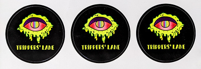 Trippers' Lane Logo brand content brand design branding design graphic design illustration logo logo design neons psychedelic psychedelic art tripperslane trippy vector vector art