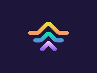A - Logo Concept a ai branding color logo effect gradient logo identity design jeroen van eerden letter logo logo modern logo monogram ripple visual identity design