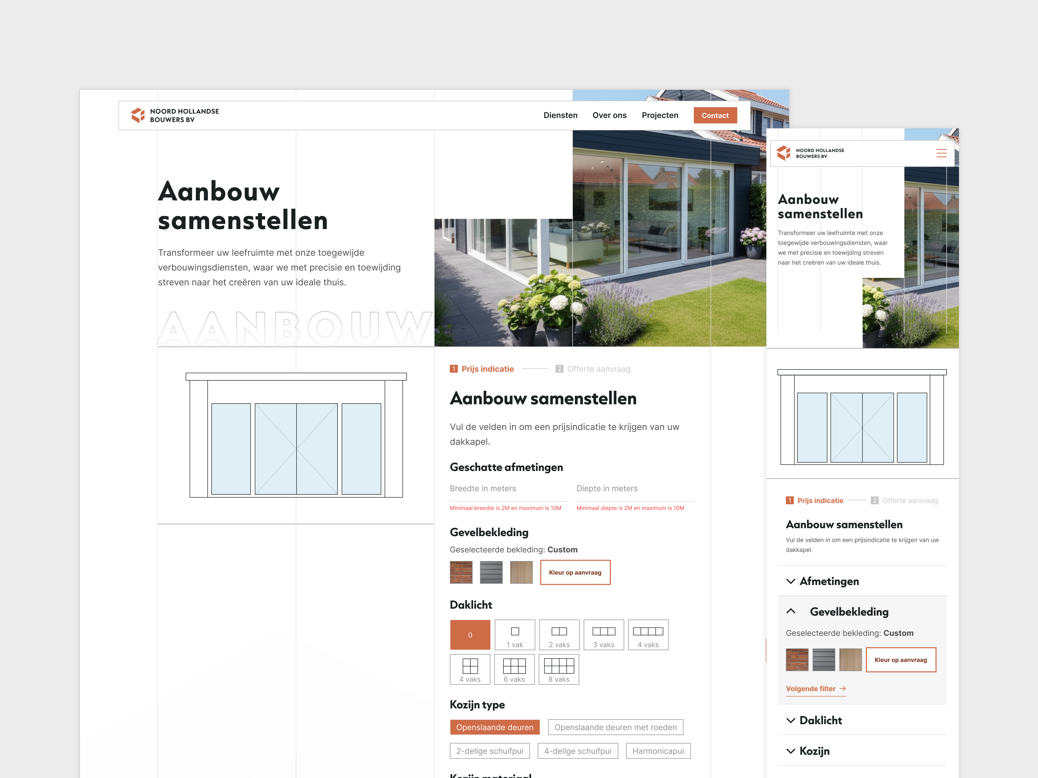 Interactive Quote Configurator | Noord Hollandse Bouwers by Bootmine on ...