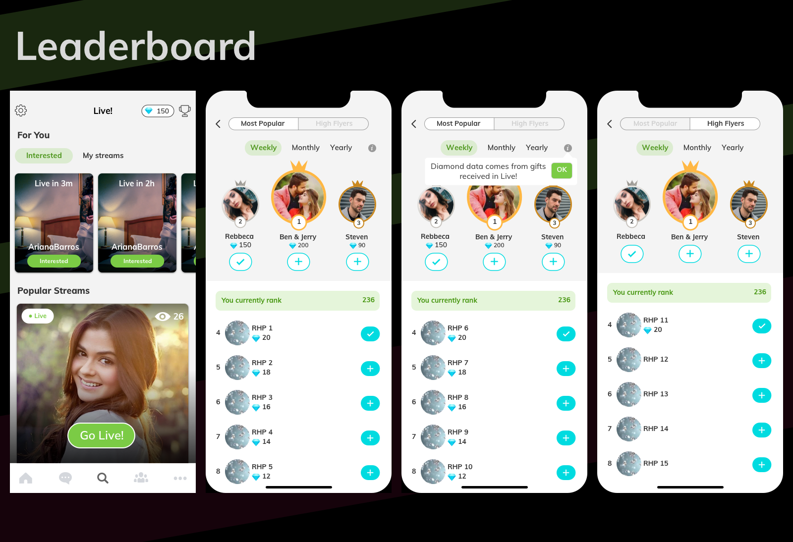 Leaderboard UI