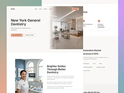 Modern Dental Website Redesign | Clean UI/UX Case Study clean design conversion design dental website figma design healthcare design modern ui product design saas ui ui inspiration uiux design user experience ux case study web design website redesign