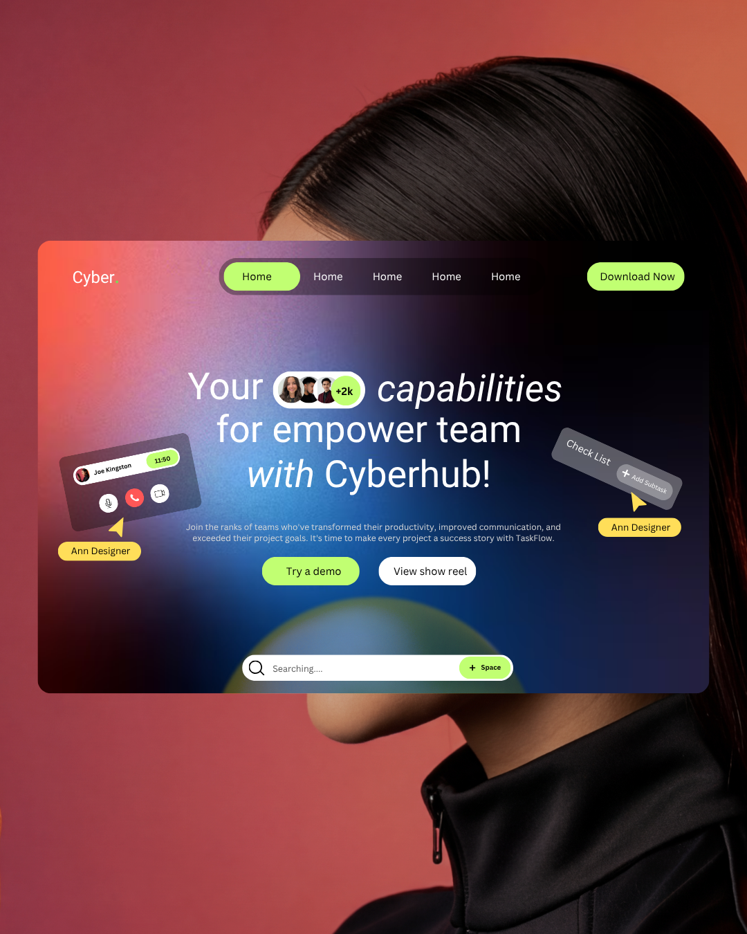 Boost your team productivity with modern UI design... 🚀 ankit danay ankit danday best website post branding chep designer creativepost cyberhubdesign darktheme design designs dev motion graphics ui uiux web web designer webdesigns webdevelopment webringfusion website