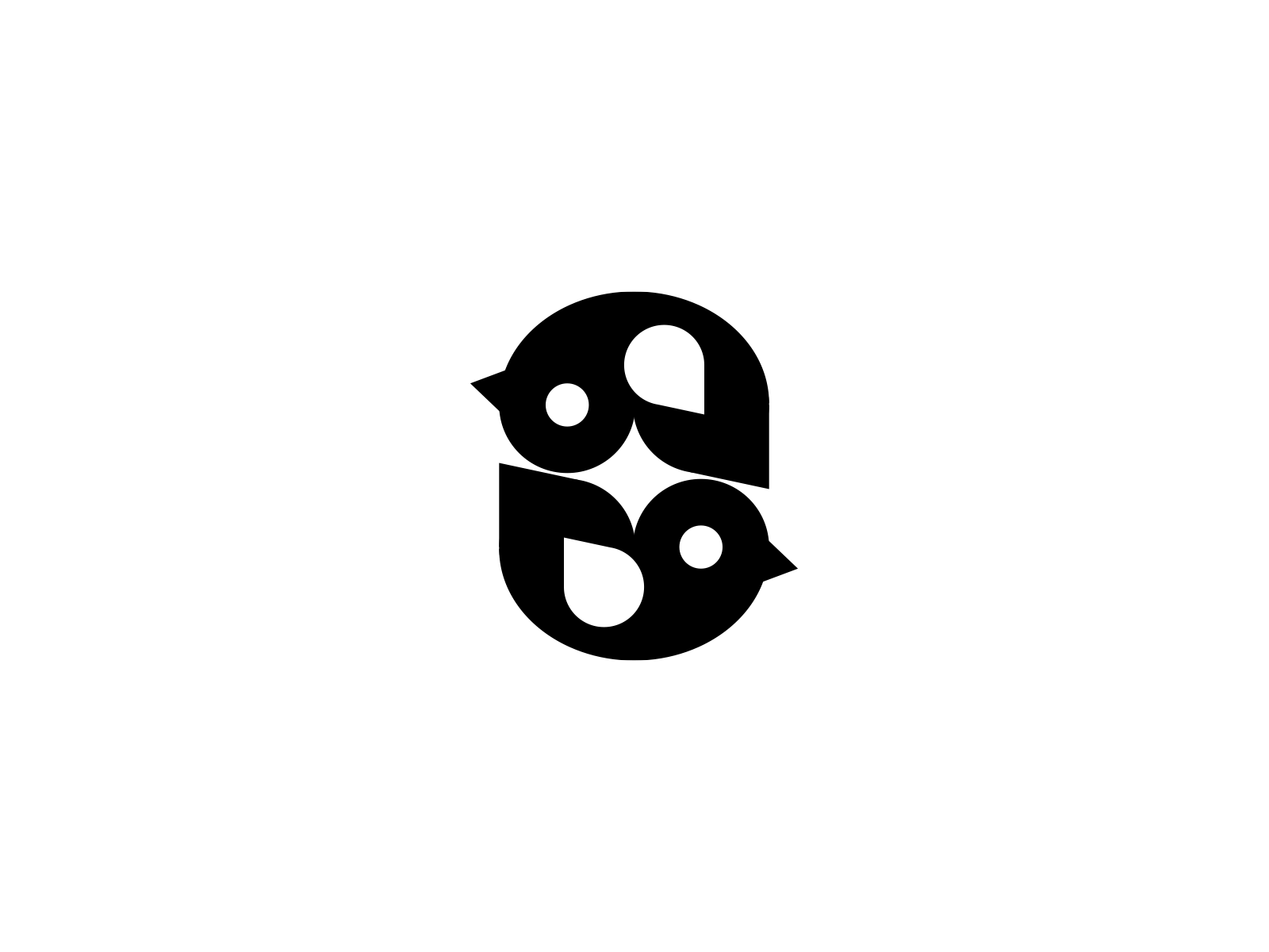 Birds and star logo ai bird bird logo brand brand design brand designer branding branding design branding designer logo logo design logo designer logodesign logodesigner logotype negative space negative space logo star star logo startup logo