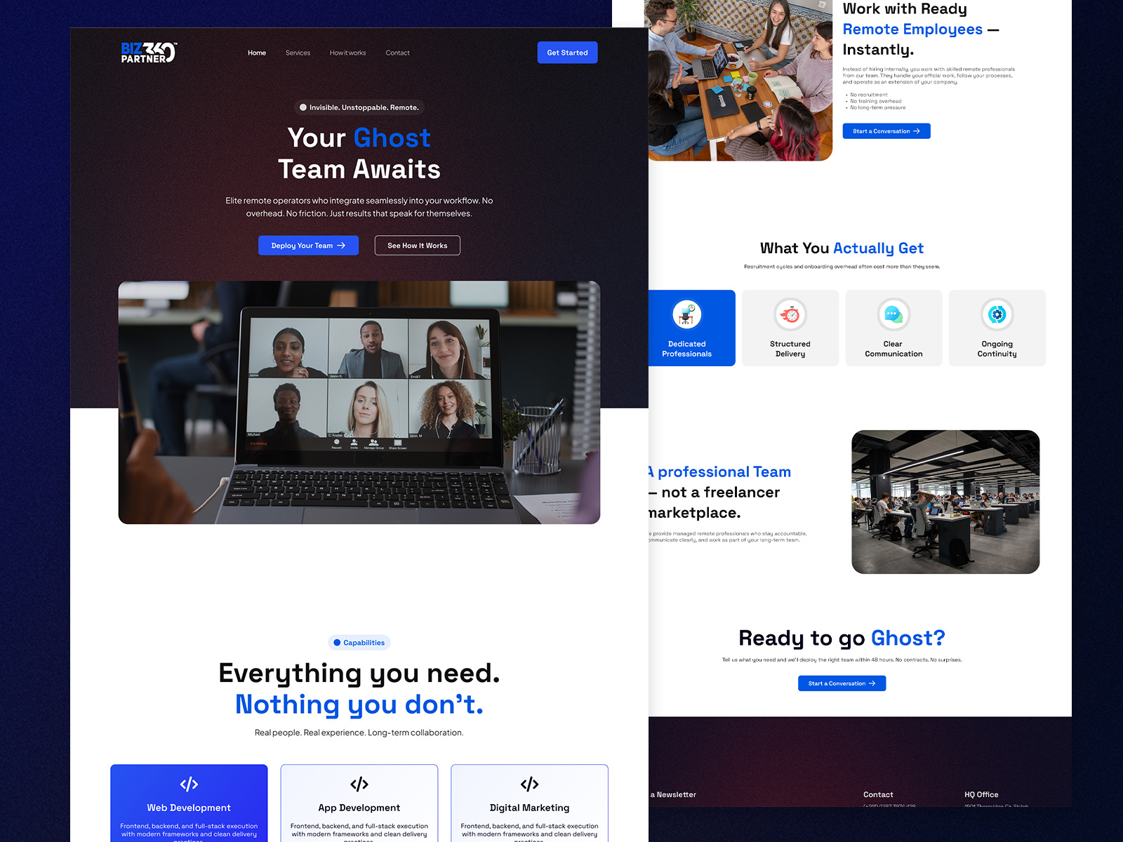 Example of High Converting Landing Page UI