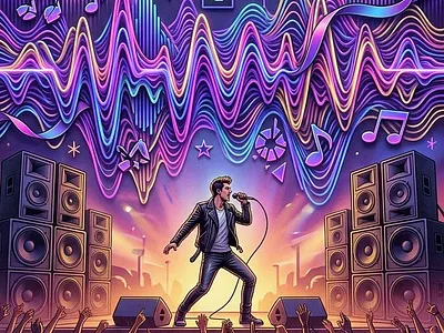 FREQUENCY: Visualizing the Energy of Underground Music 3d animation brand brand designer branding concert creative creative director graphic design logo motion graphics poster poster design ui visual visual designer visualization