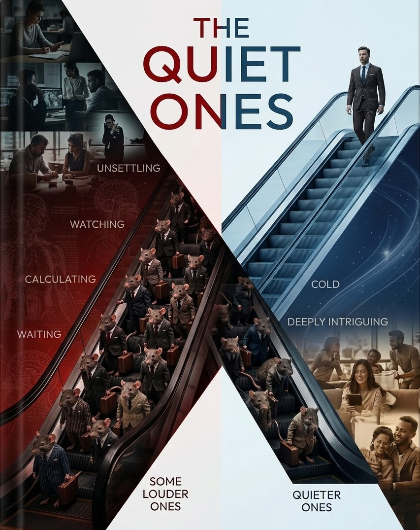 THE QUIET ONES: A Psychological Thriller Visual Concept 3d animation brand brand designer branding creative creative director design graphic design logo motion graphics poster poster design ui visual visual designer