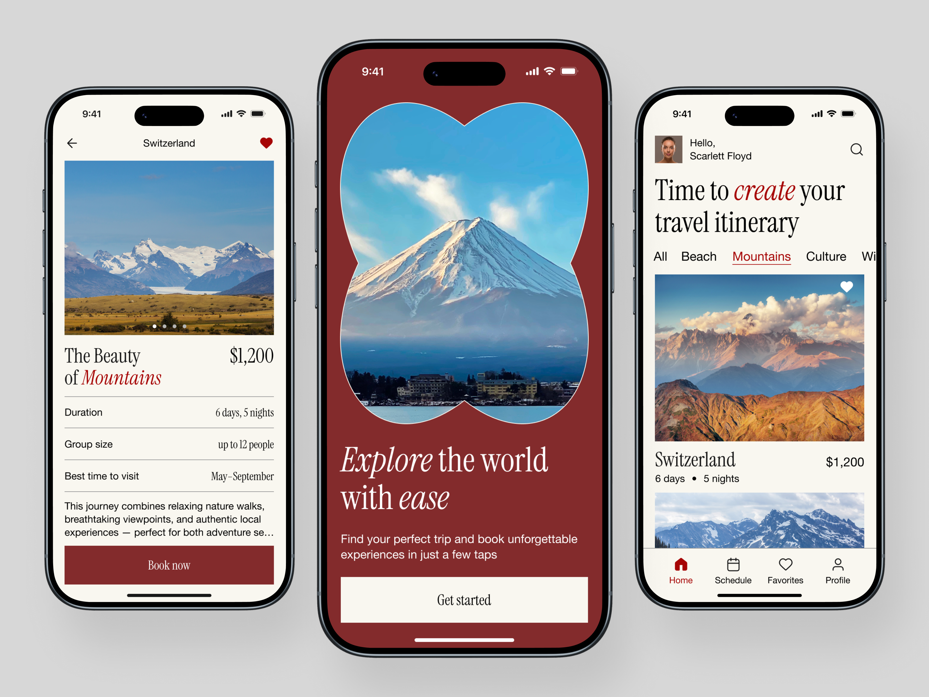 Travel Booking Aggregator Mobile App Design
