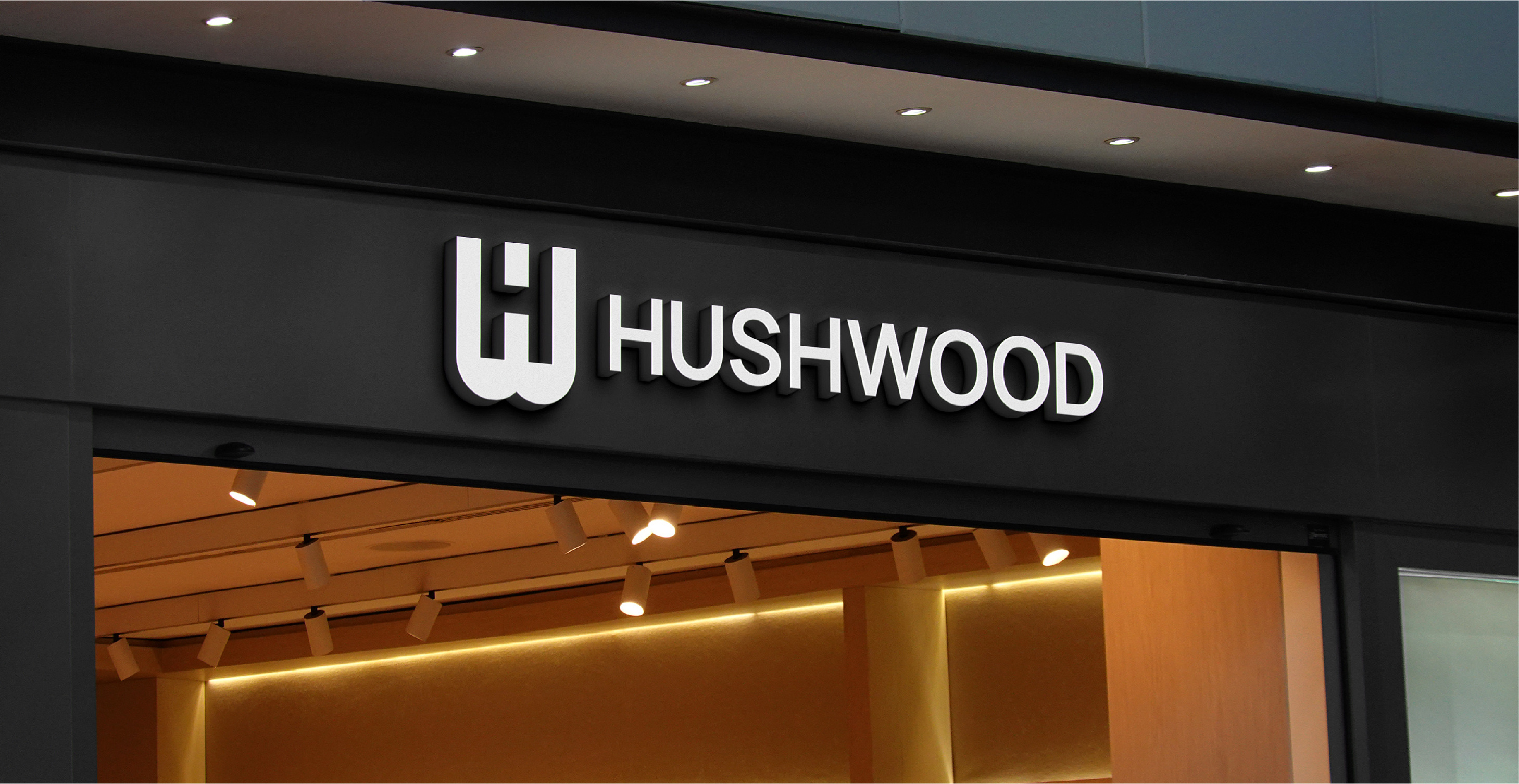 Hushwood Visual Identity brand identity brand identity designer branding design furniture branding graphic design logo logo design logo designer modern furniture visual identiy
