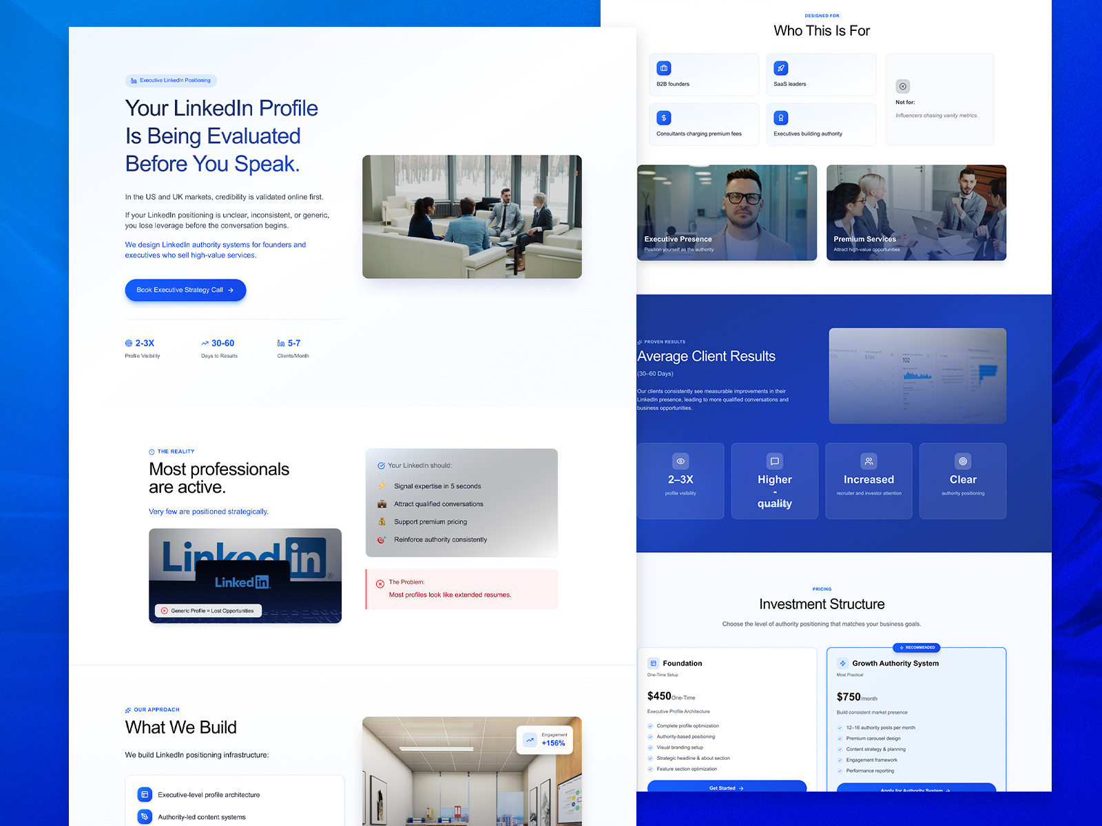 Example of High Converting Landing Page UI