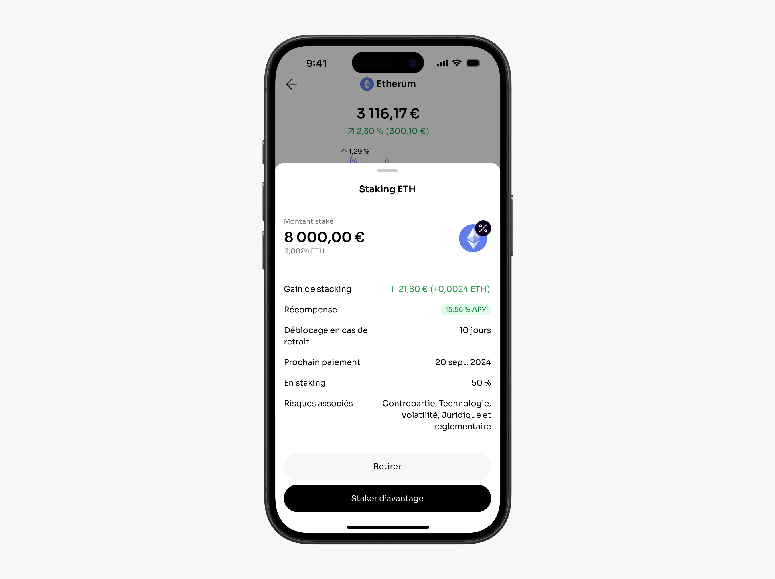 chs - Bottom sheet app bottom sheet crypto staking web3