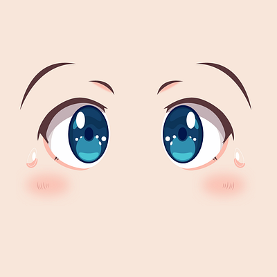 Anime Eye Illustration adobe illustrator anime artwork design digital art graphic design illustration vector vector art