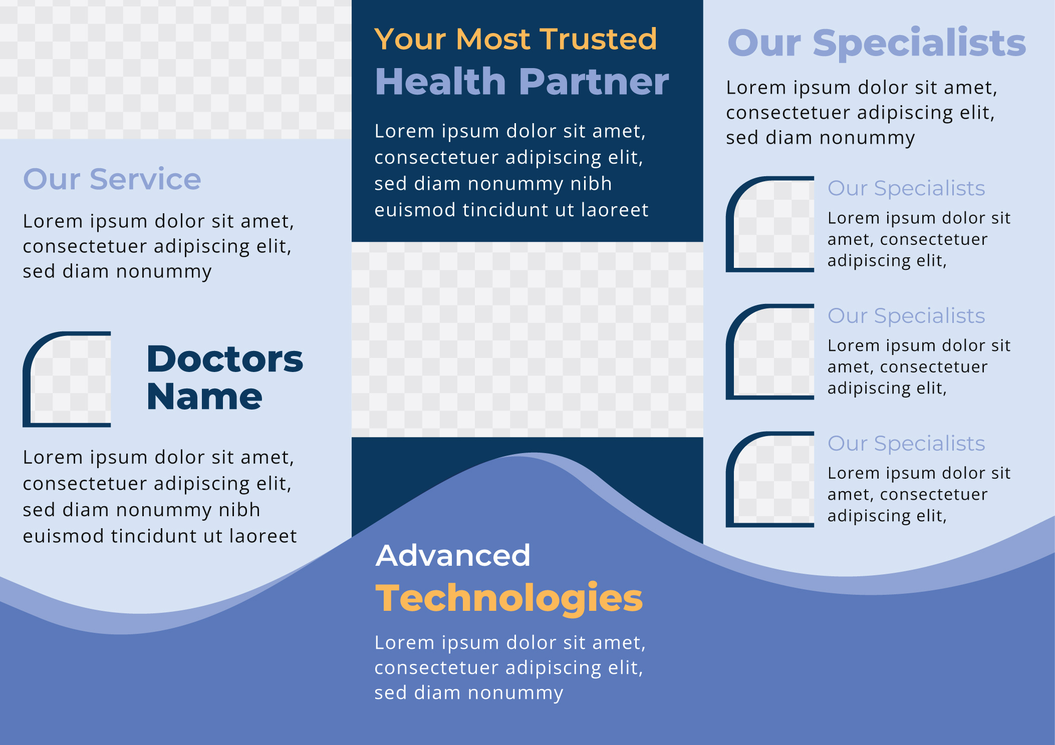Medical Trifold Brochure Template by Abdul Majid on Dribbble
