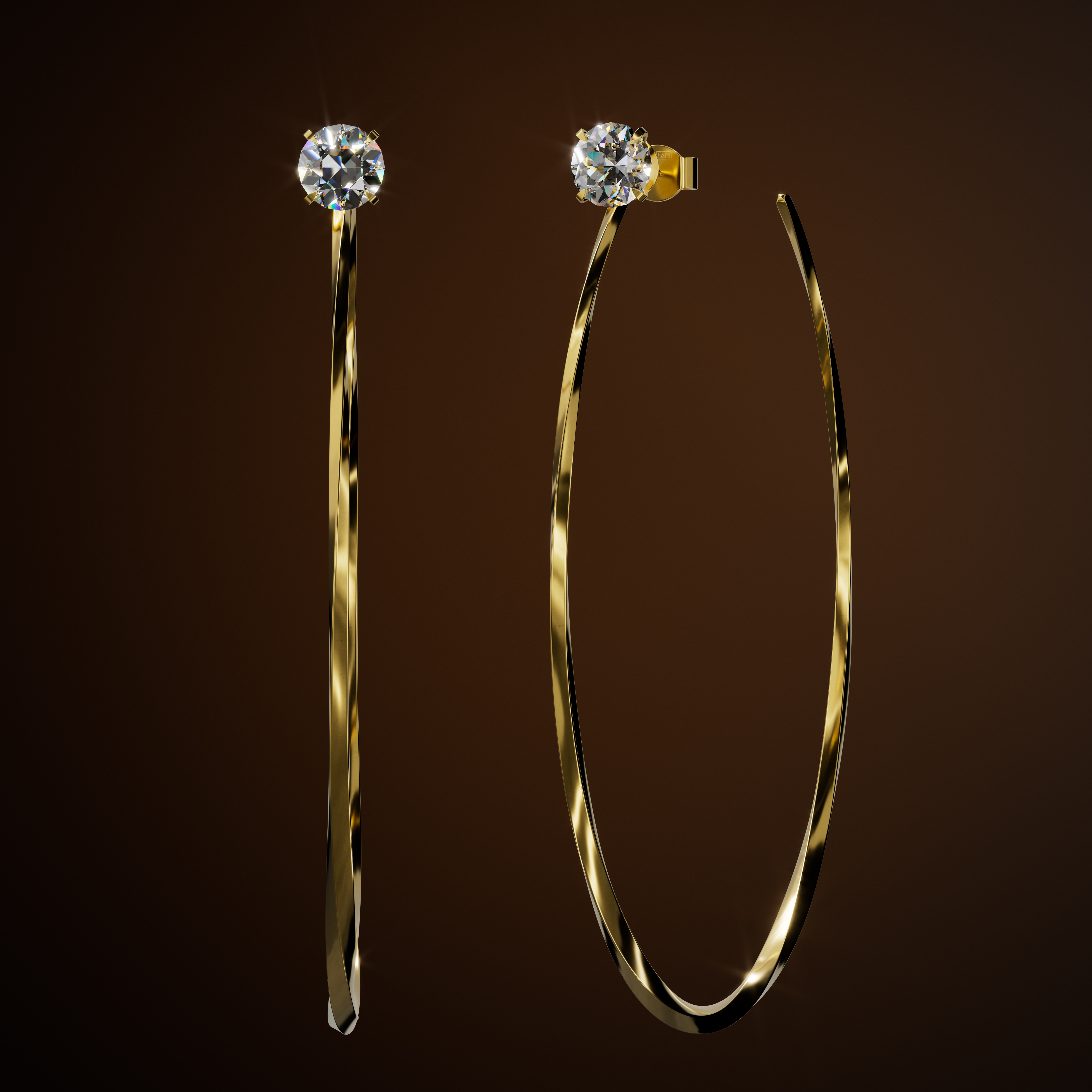Example of 3D Jewelry Modeling, Render & Animation