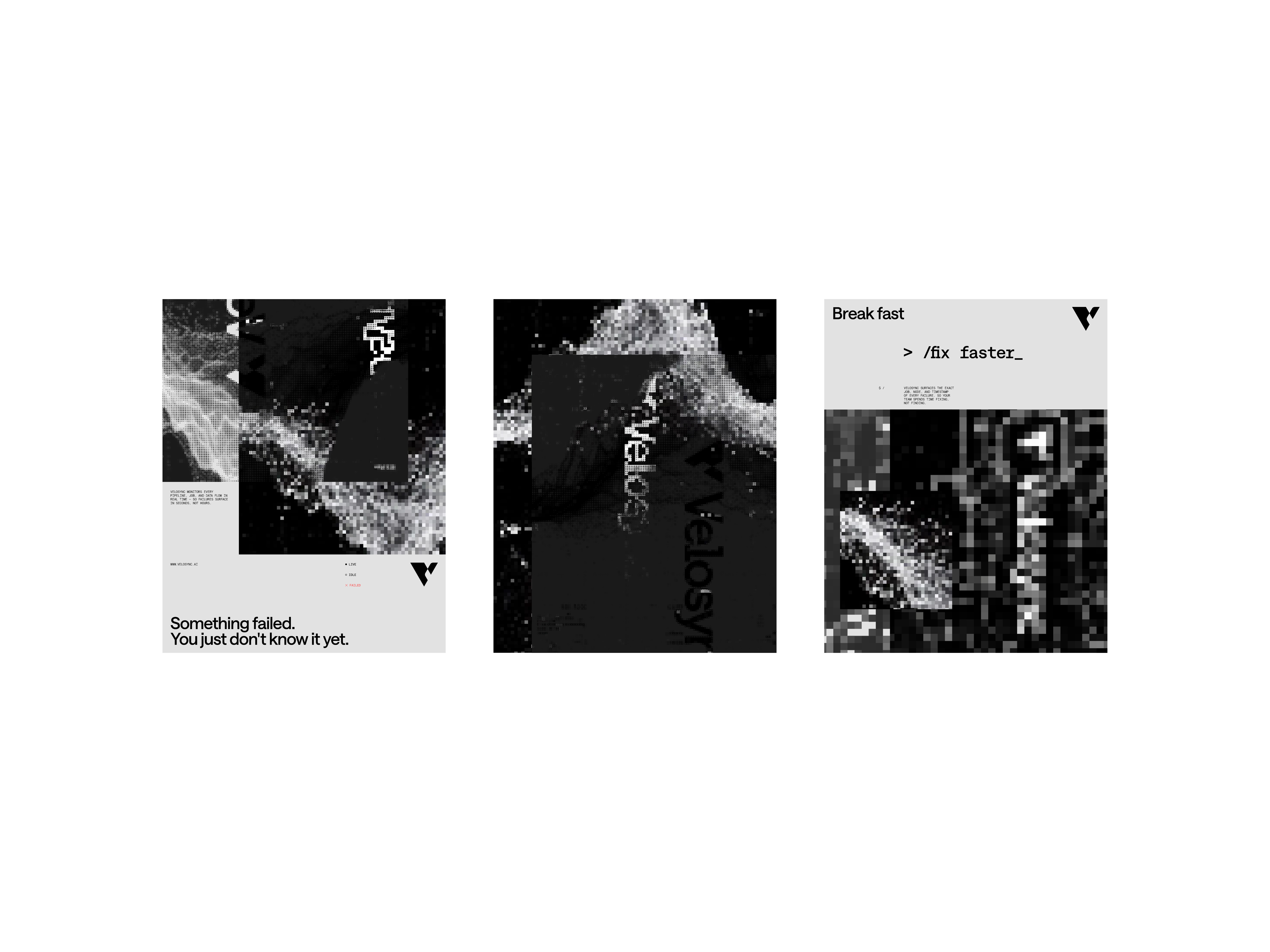 Velosync - Social Media Design ai ai branding analytics brand designer brand identity branding branding designer data design graphic design illustration saas branding social media social media post design tech branding vector