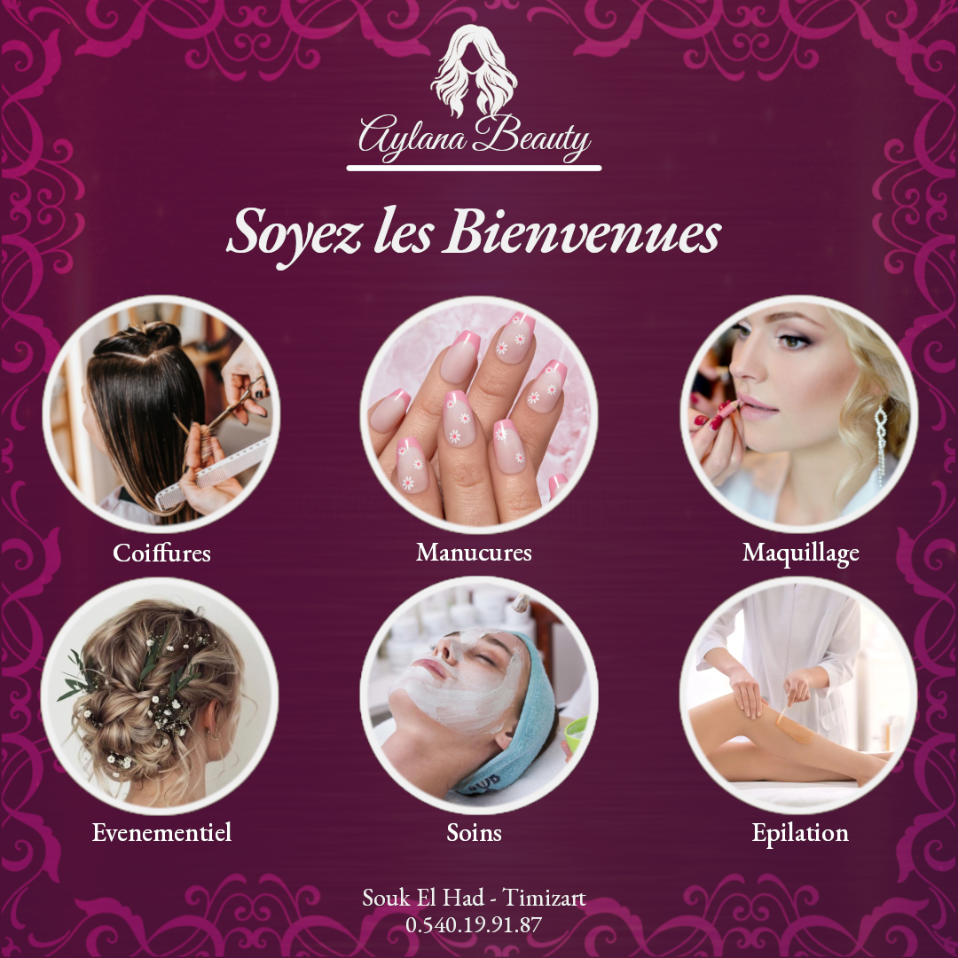Fixing this AD/Poster for a Women beauty salon. ad ad design branding design graphic design polishing poster poster design remake salon typography