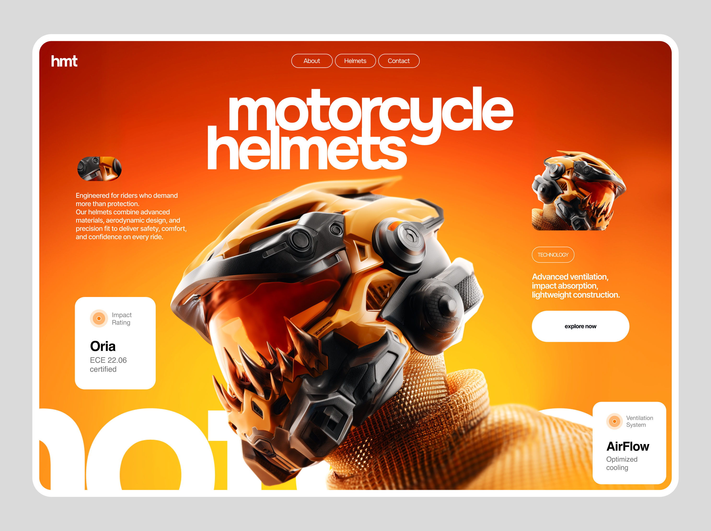 Futuristic Helmet Experience