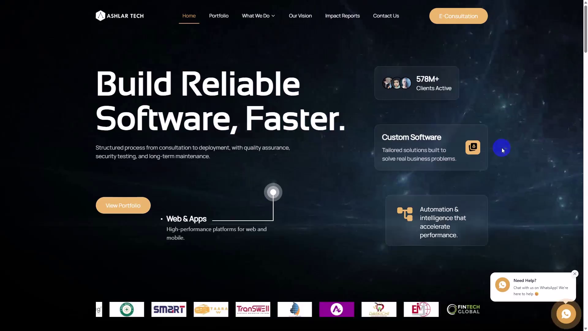 Example of High Converting Landing Page UI