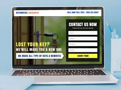 Locksmith Service Landing Page UI/UX Design By BuddyCoders 247 locksmith auto locksmith automotive locksmith car lockout door lock repair emergency locksmith ignition repair key duplication key replacement landing page design local locksmith lock repair locksmith services mobile locksmith residential locksmith responsive design security services smart lock installation ui ux design web design