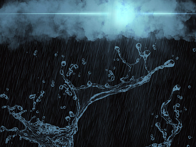 Water 3d animation art artwork bestprofile branding clouds design graphic design illustration logo night rain splash topseller trending ui viral water