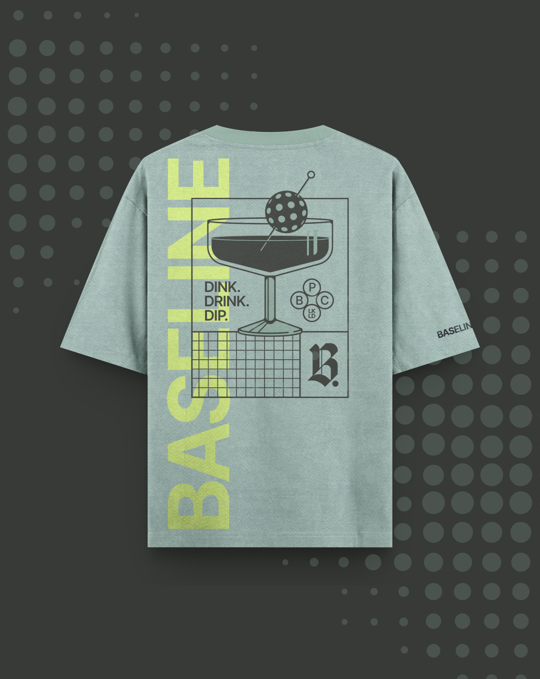 Baseline Final Branding apparel brand brand assets branding concept creative design graphic design illustration layout logo pickleball sport sports vector