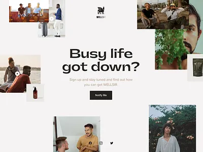 Coming soon page - Wellness website coming soon design light theme mental health minimalist ui ux uxui wellness