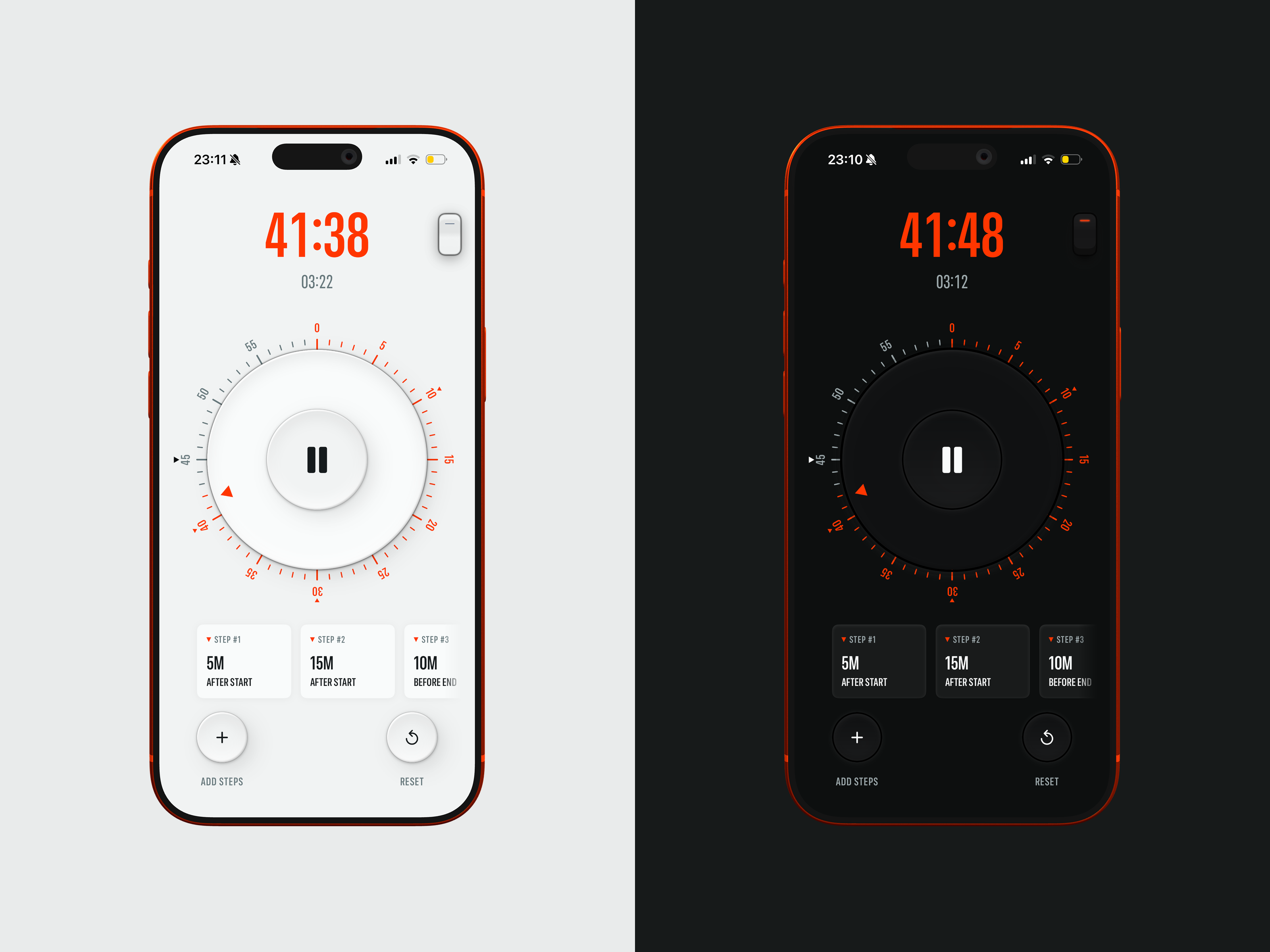 Example of Rung - Kitchen Timer iOS app