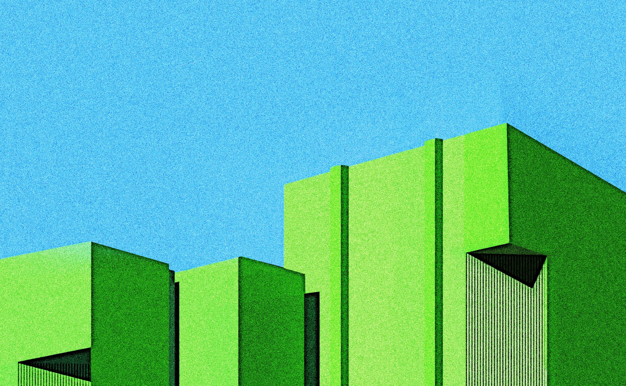 bloc bloc bloc bloc brutal illustration shunte88 vector