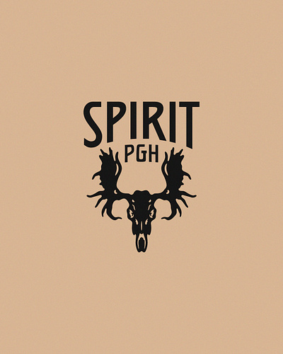 Spirit PGH logo branding design identity lettering logo type typography