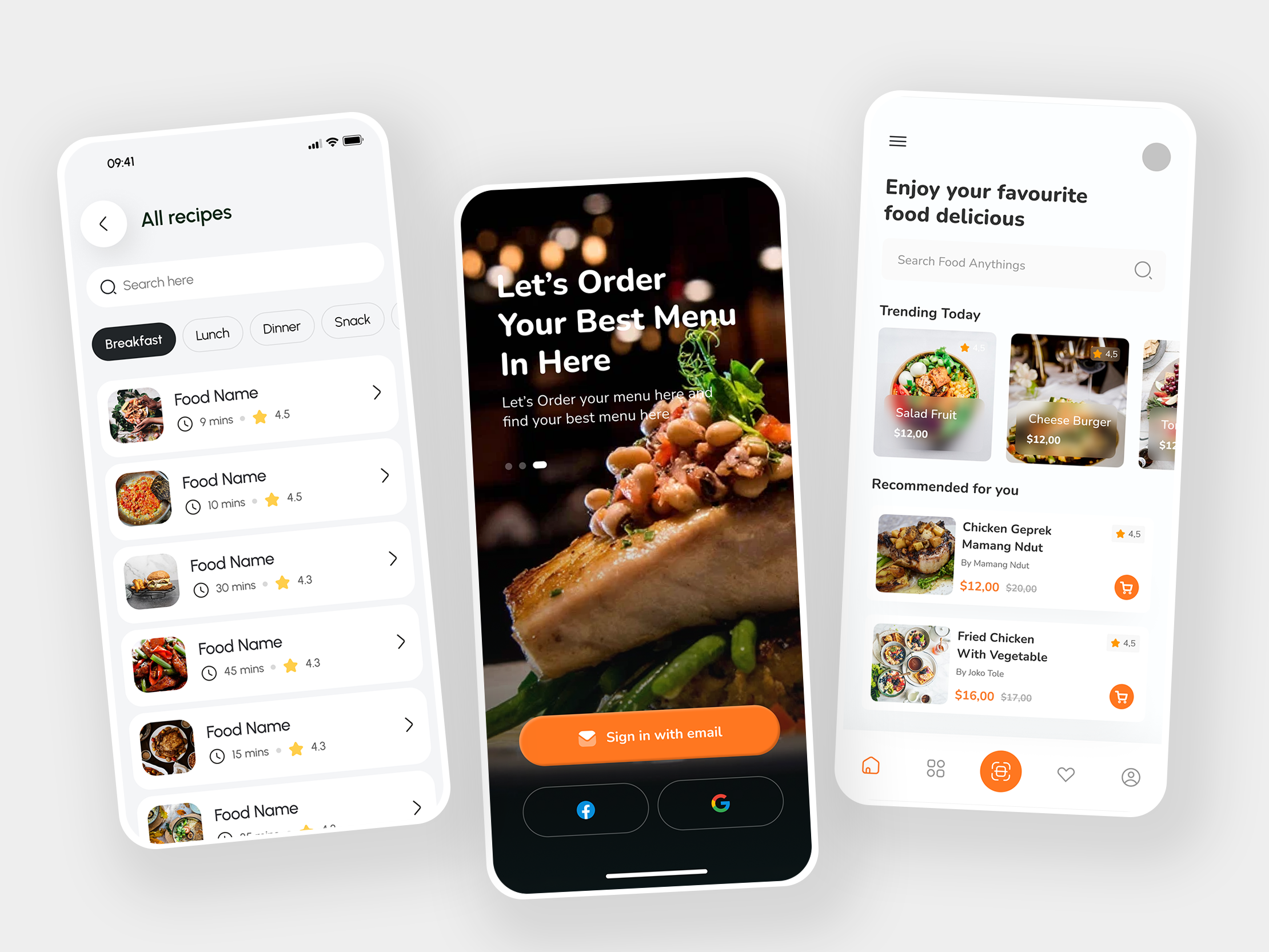 Restaurant Food App Design app design dashboard design design figma design figma website landing page design ui ui design ui ux design