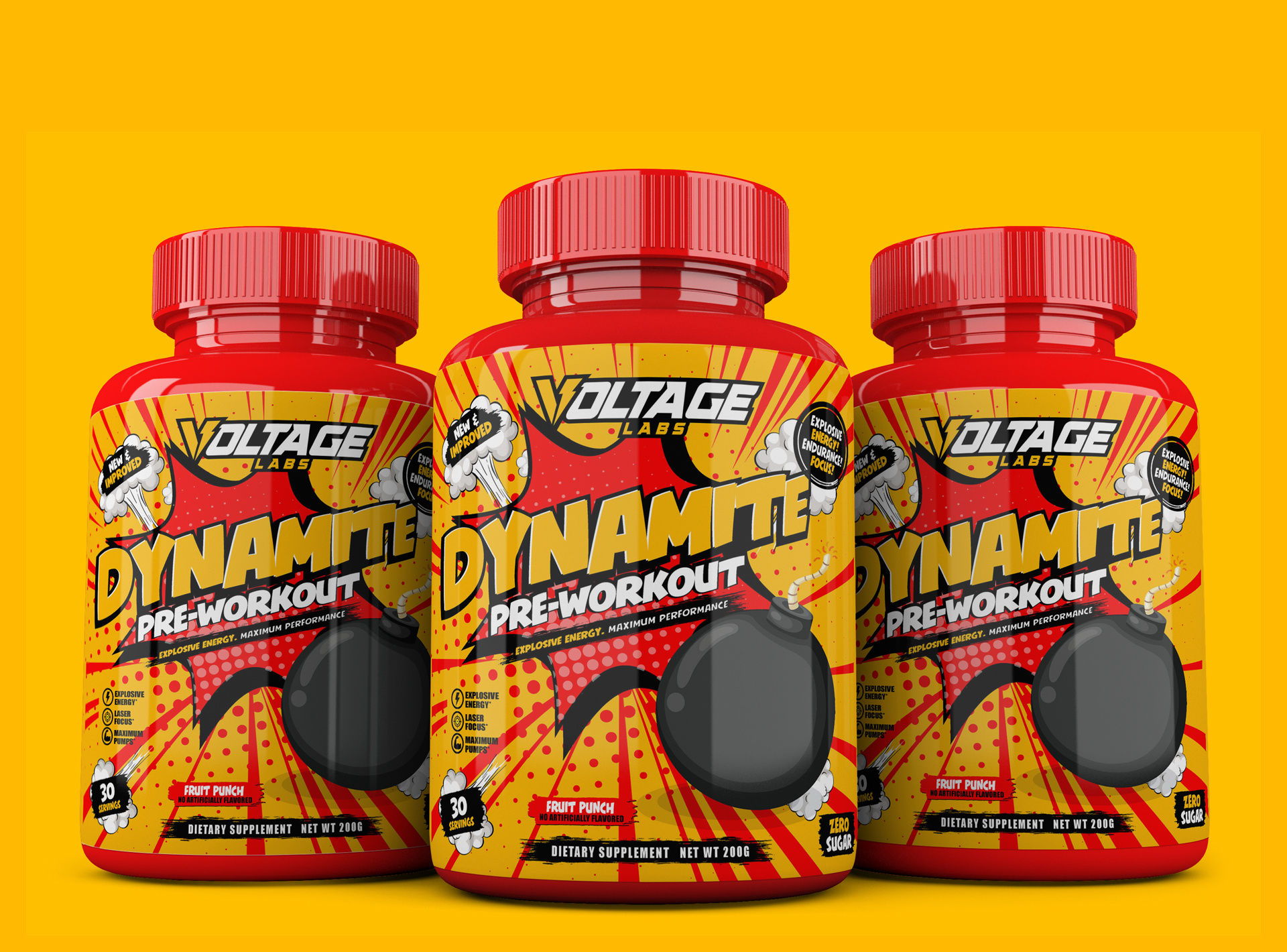 Pre-Workout Supplement Packaging & Label Design - Gym Supplement bottle design food packaging gym supplement design jar design label label design packaging packaging design pre workout pre workout design pre workout supplement design product design product label supplement supplement bottle design supplement label supplement label design supplement packaging supplement packaging design supplements