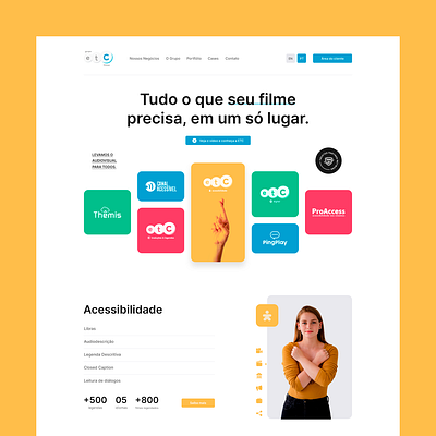 ETC Filmes - Website design development graphic design ui user experience user interface ux web website wordpress