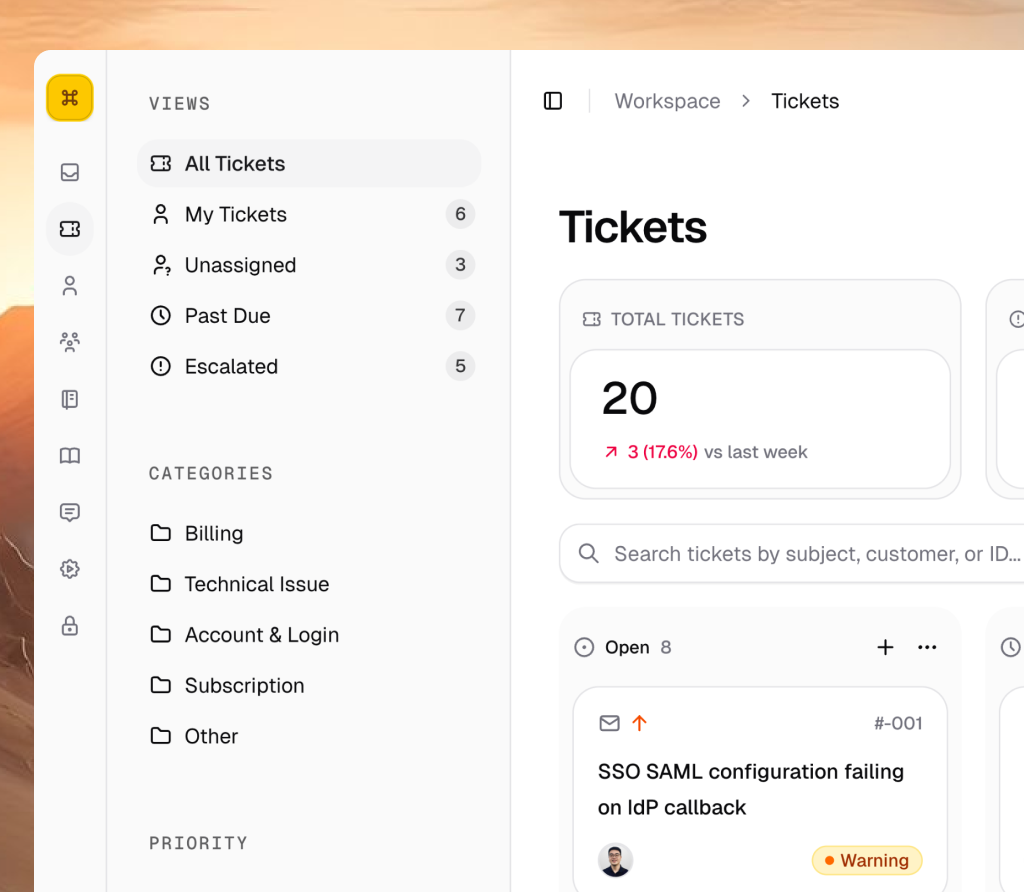 Ticket Management Dashboard by Jason D on Dribbble