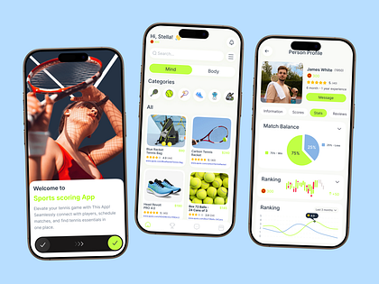 Smart Tennis & Sports Scoring Mobile App