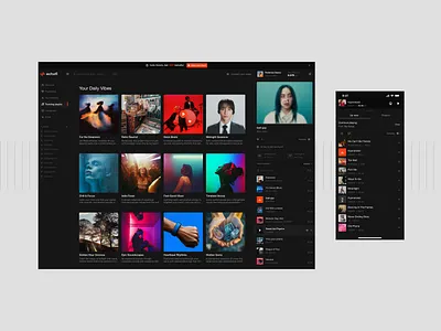 Echofi - User dashboard uxui web3 webdesign