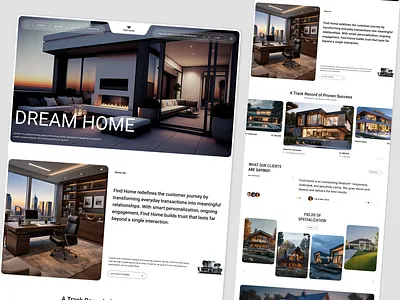 Luxury Real Estate Website UI luxury real estate product property website real estate real estate platform real estate website ui ux design web